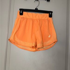 Asics Women's Vibrant Orange Athletic Shorts